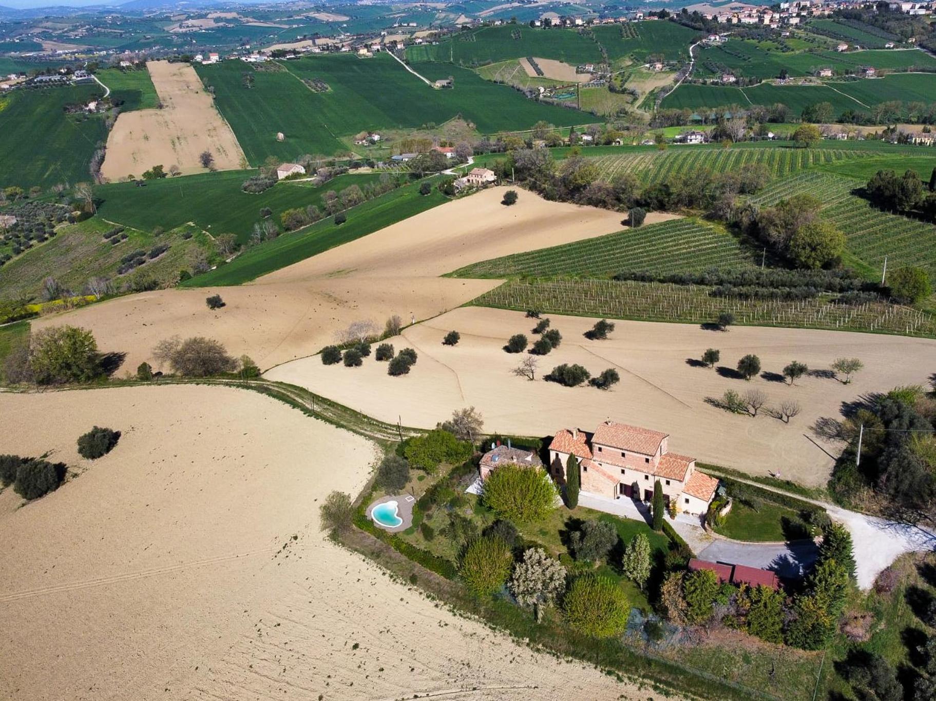 Casali Marchigiani - Ville Vacanza Private Con Piscina Ostra Zewnętrze zdjęcie
