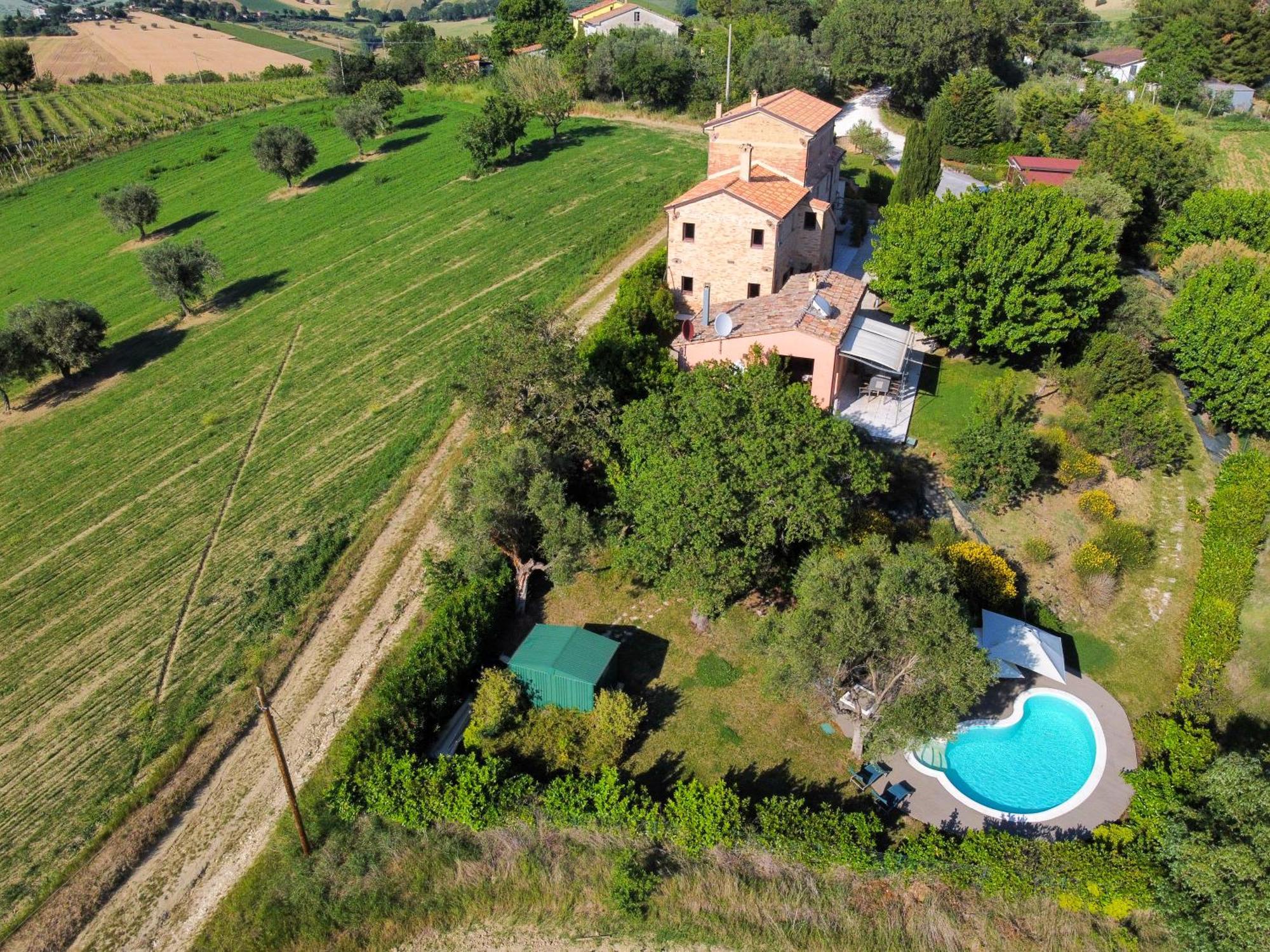 Casali Marchigiani - Ville Vacanza Private Con Piscina Ostra Zewnętrze zdjęcie